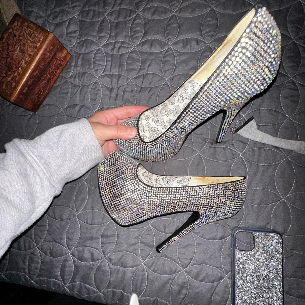 Rhinestone heels - Picture 3 of 4